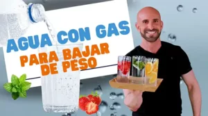 el agua con gas es buena para perder peso